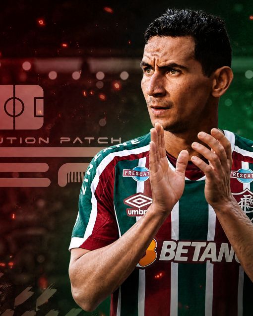Jogador do Fluminense na capa do Big Evolution Patch 21
